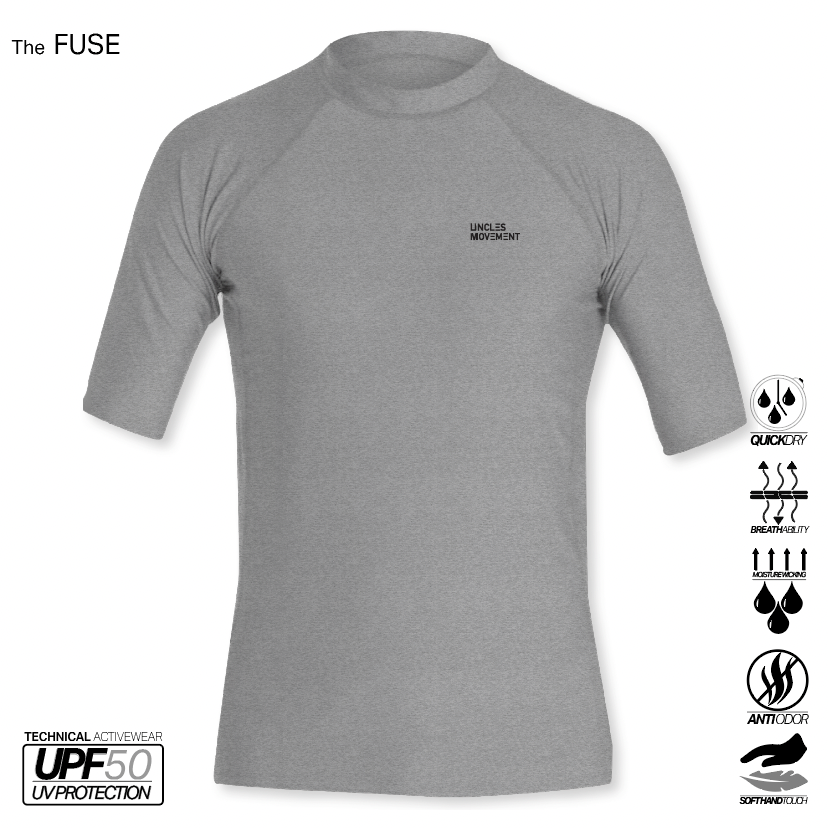 FUSE SNUG FIT RASH GUARD S/S